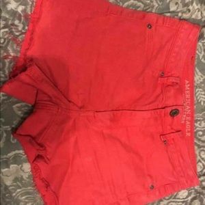 American Eagle hi rise shorts